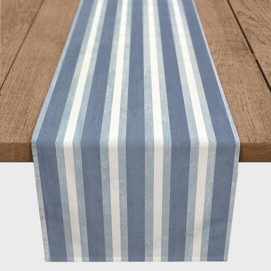 Nautical Stripes Indoor/Outdoor Table Runner